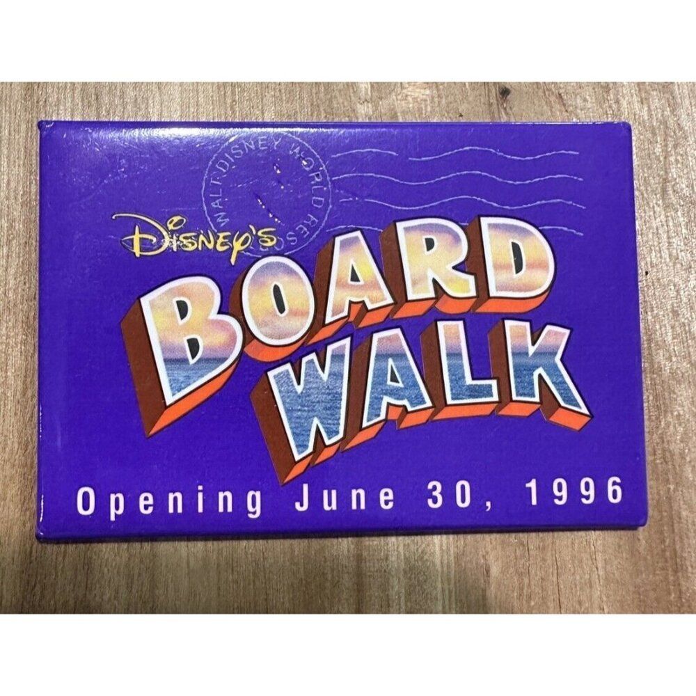 1996 Disney Boardwalk Parks Epcot Center 1st Annual Mickey Mouse Pin Opening